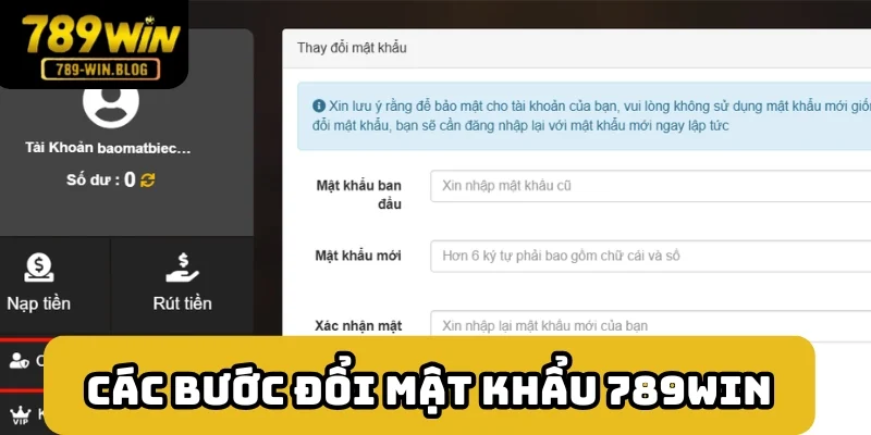Đọc quy trình đổi mật khẩu trên trang chính nhà cái Đọc quy trình đổi mật khẩu trên trang chính nhà cái