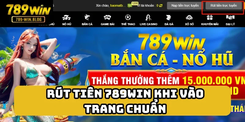 Thực hiện vào trang chuẩn để hoàn thành thao tác rút tiền 789win Thực hiện vào trang chuẩn để hoàn thành thao tác rút tiền 789win